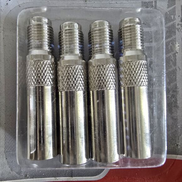 1 1/4" Chrome Valve Extensions For Hard to Reach Tire Valves 15-4971 - Xtra Seal - Picture 4 of 7